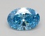 1.81 Ct. Fancy Vivid Blue Oval Lab Grown Diamond