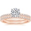14K Rose Gold Ballad Diamond Bridal Set (1/3 ct. tw.)