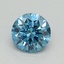 0.71 Ct. Fancy Vivid Blue Round Lab Grown Diamond