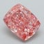 5.10 Ct. Fancy Vivid Pink Cushion Lab Grown Diamond