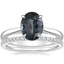 14K White Gold Dawn Diamond Ring with Luxe Ballad Diamond Ring (1/4 ct. tw.)