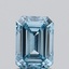 1.73 Ct. Fancy Intense Blue Emerald Lab Grown Diamond