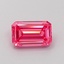 1.03 Ct. Fancy Vivid  Pink Emerald Lab Grown Diamond