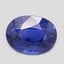 8.2x6.1mm Unheated Blue  Oval   Sapphire