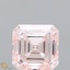3.18 Ct. Fancy Pink Asscher Lab Grown Diamond