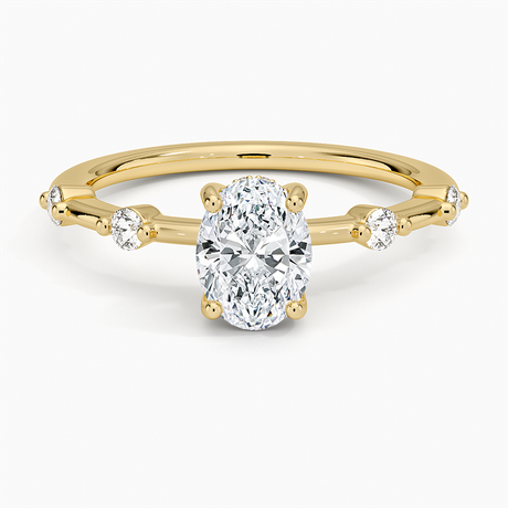 Aimee Solitaire with Hidden Halo Diamond Ring
