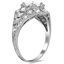 The Egeria Ring, smalltop view on a hand