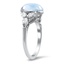 The Cellia Ring, smalltop view on a hand