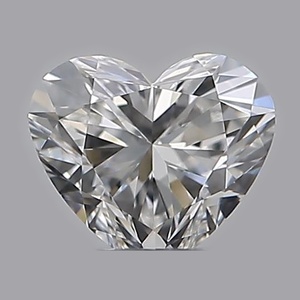 Heart diamond — real photo