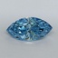 0.52 Ct. Fancy Vivid Malibu Blue Marquise Lab Grown Diamond