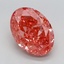 4.33 Ct. Fancy Vivid Pink Oval Lab Grown Diamond