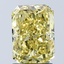 2.10 Ct. Fancy Vivid Yellow Radiant Lab Grown Diamond