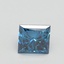 1.05 Ct. Fancy Vivid Blue Princess Lab Grown Diamond
