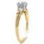 The Asbury Ring, smalltop view on a hand