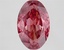 4.09 Ct. Fancy Vivid  Pink Oval Lab Grown Diamond