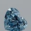 1.03 Ct. Fancy Vivid Blue Heart Lab Grown Diamond