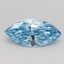 0.51 Ct. Fancy Vivid Blue Marquise Lab Grown Diamond