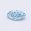 0.50 Ct. Fancy Vivid  Blue Marquise Lab Grown Diamond