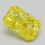 6.02 Ct. Fancy Vivid  Yellow Radiant Lab Grown Diamond