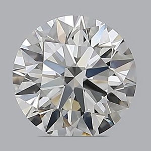 Round diamond — real photo