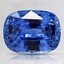 9.1x6.9mm Blue Cushion Sapphire