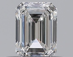 Emerald diamond — real photo