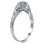 The Avril Ring, smalltop view on a hand