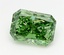 1.56 Ct. Fancy Vivid Green Radiant Lab Grown Diamond