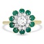 Retro Diamond Cocktail Ring