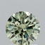 1.33 Ct. Fancy Vivid  Green Round Lab Grown Diamond