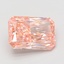 7.03 Ct. Fancy Vivid Pink Radiant Lab Grown Diamond
