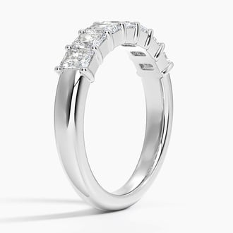 Grace Seven Stone Radiant Lab Diamond Ring (1 ct. tw.) in Platinum