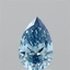 1.54 Ct. Fancy Vivid  Blue Pear Lab Grown Diamond