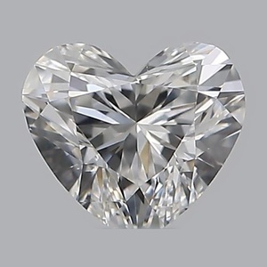 Heart diamond — real photo
