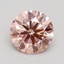 2.02 Ct. Fancy Intense Pink Round Lab Grown Diamond