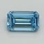 2.08 Ct. Fancy Vivid Blue Emerald Lab Grown Diamond