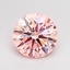 1.56 Ct. Fancy Intense Pink Round Lab Grown Diamond