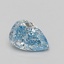 1.52 Ct. Fancy Vivid Blue Pear Lab Grown Diamond
