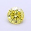 1.03 Ct. Fancy Intense  Yellow Round Lab Grown Diamond