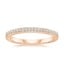 18K Rose Gold Tacori Dantela Diamond Ring (1/8 ct. tw.), smalltop view