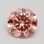 2.00 Ct. Fancy Intense Pink Round Lab Grown Diamond
