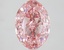3.48 Ct. Fancy Vivid Pink Oval Lab Grown Diamond
