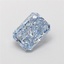 1.12 Ct. Fancy Vivid Blue Radiant Lab Grown Diamond