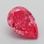 2.33 Ct. Fancy Red Pear Lab Grown Diamond