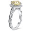 Vintage Inspired Fancy Halo Diamond Ring, smallview