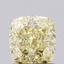 1.01 Ct. Fancy Intense  Yellow Cushion Lab Grown Diamond