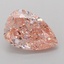 2.09 Ct. Fancy Vivid Pink Pear Lab Grown Diamond