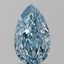 1.70 Ct. Fancy Blue Pear Lab Grown Diamond