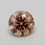 0.55 Ct. Fancy Light  Brown Round Lab Grown Diamond
