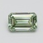 1.01 Ct. Fancy Intense Green Emerald Lab Grown Diamond